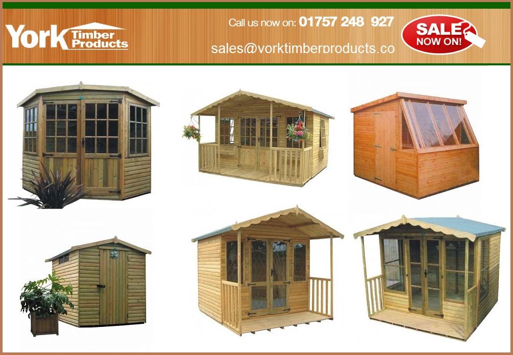 Wooden Garden Sheds | York Timber Products Company - opening hours ...